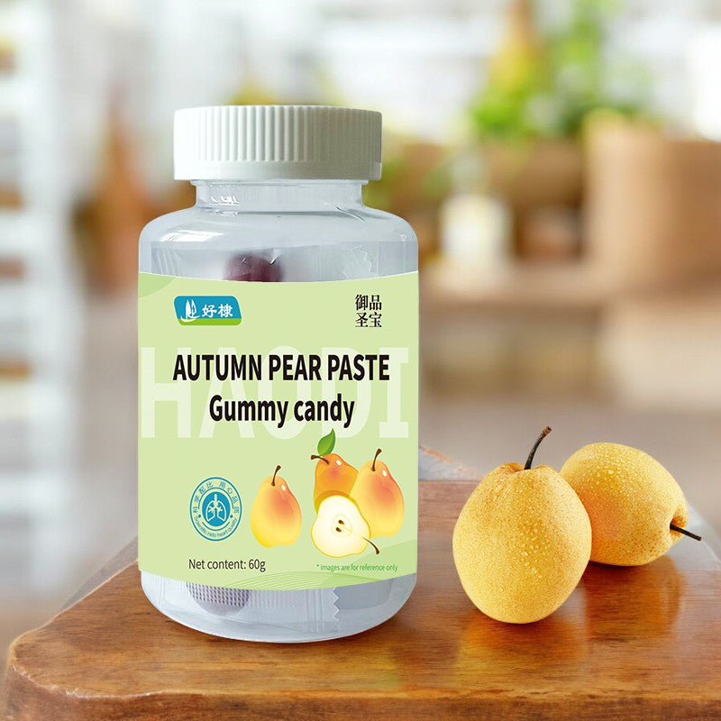 Autumn Pear Paste Gummy Candy – Soft, Chewy & Bursting with Real Fruit Flavor!