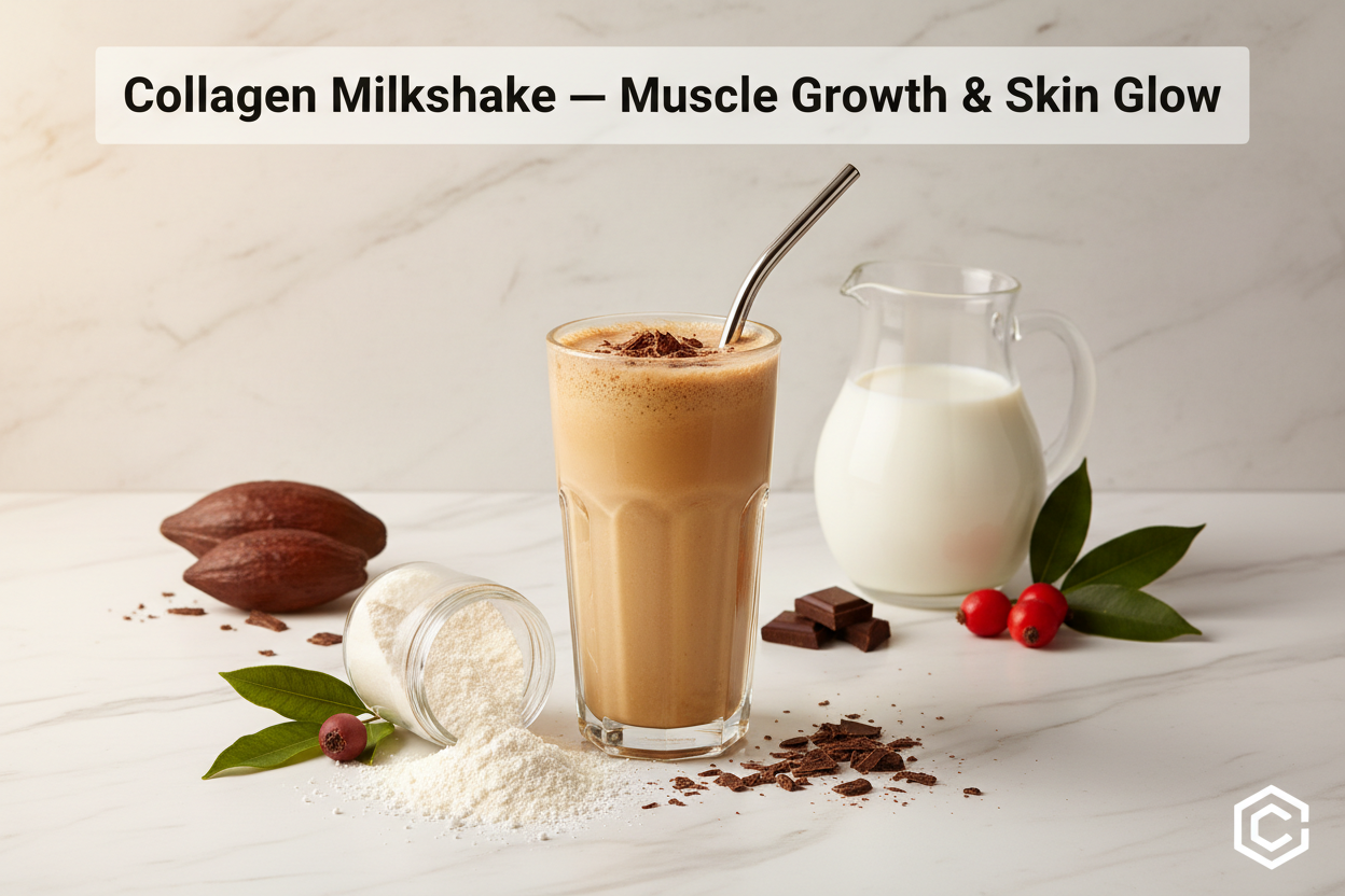 Collagen Milkshake for Muscle Growth & Repair