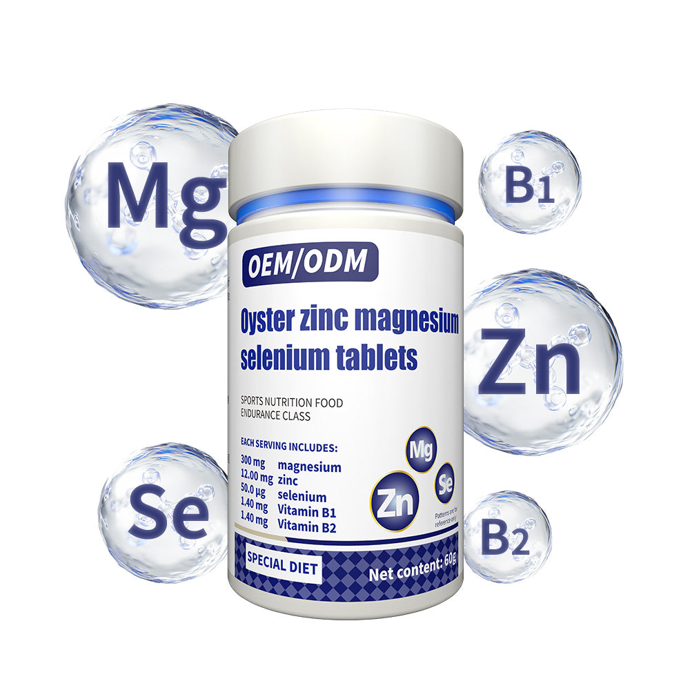 OEM/ODM Oyster Zinc, Magnesium & Selenium Tablets – Sports Nutrition & Endurance