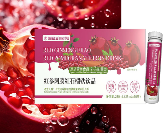 Red Ginseng Ejio Red Pomegranate Iron Drink – Natural Vitality & Wellness Support